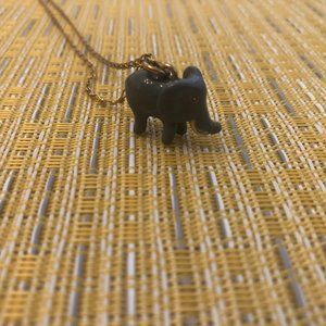 J.Crew Elephant Necklace